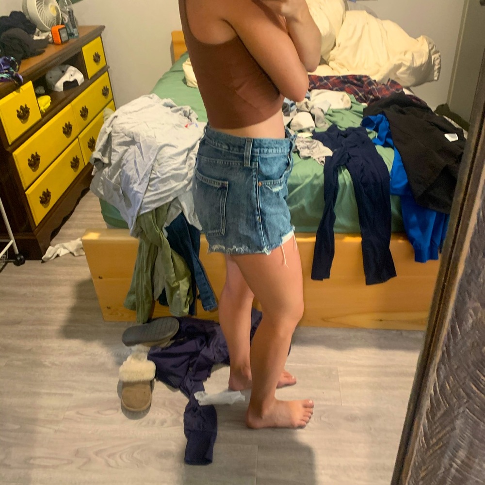Denim forum ex boyfriend shorts
